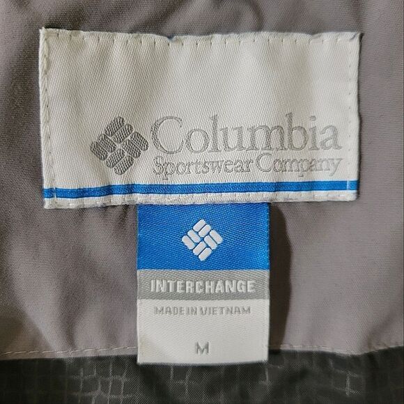 Columbia Men's Gray Black Waterproof Lined Jacket - Picture 2 of 16